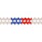 Beistle 7in. x 14Feet 6in. Standard Pageant Garland - Red, White and Blue - 12 Pack